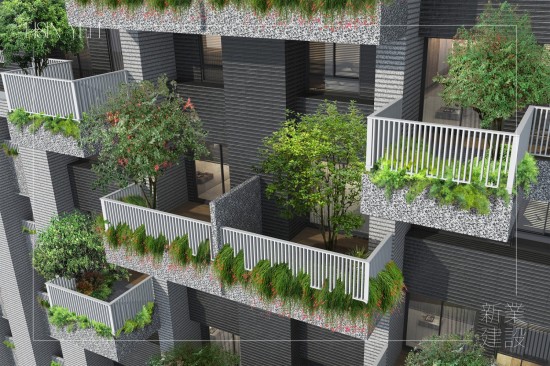 位於臺中14期的新業大塊森濤，信守著建築工藝與城市森林的理念，把綠意帶入家園，讓生態陽台延伸，是新業持續邁向 ＃永續建築 的體現。