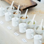 品飲6款茶湯，從清新到濃郁，層次多樣變化，有來自司馬庫斯的蜜香白茶、南投的正欉鐵觀音等多項在地風味茶。