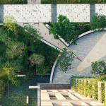 信守著建築工藝與城市森林的理念，著重『還綠於地』，邁向『永續建築』，以垂直綠化，高達3/4的樹悅宜居陽台，綠覆率超過100%，建蔽率低於20%。