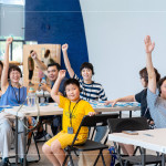 活動尾聲的QA時間，來賓與講師熱烈互動，從走訪建築到藍晒藝術的創作，現場氣氛溫暖而熱情。