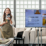 再次攜手台中地方職人 ＃Vision Art，帶領大家認識不同媒材趣味，共築色彩回憶。